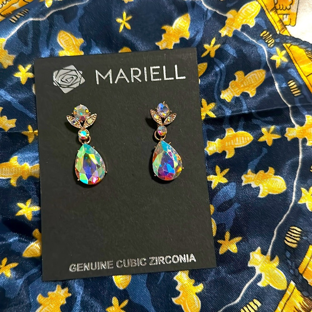 NWOT Beautiful Iridescent Earrings